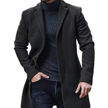Load image into Gallery viewer, Tweed Coat Men&#39;s Medium-length Thickened Jacket - alwayssale24
