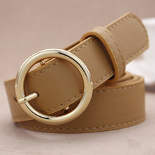 Load image into Gallery viewer, Alloy versatile round buckle belt
