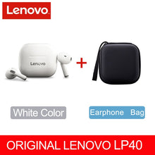 Load image into Gallery viewer, Original Lenovo LP40 wireless headphones TWS Bluetooth Earphones Touch Control Sport Headset Stereo Earbuds For Phone Android
