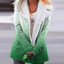 Load image into Gallery viewer, Damen Baumwolle Jacken in abgestufter Farbe - alwayssale24
